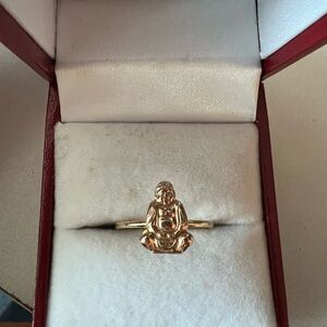 Gold Buddha Ring